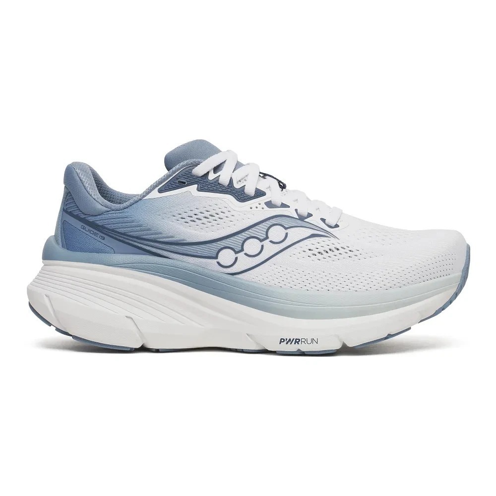 Saucony Guide 19 Womens Size 7 Running Shoes White/Blue‎ Sneakers S11058-149 NEW